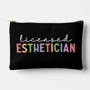 Custom Licensed Aesthetician Cosmetologist Accessory Pouch