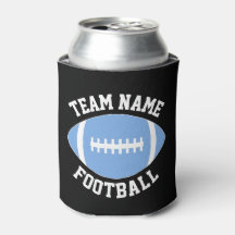 Custom Light Blue Football Team Name Personalised