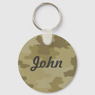 Custom Light Camouflage Key Chain