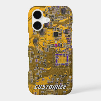 Custom Light Orange PCB Circuit Board for IT Pros