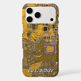 Custom Light Orange PCB Circuit Board for IT Pros