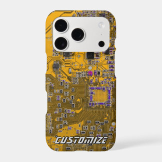Custom Light Orange PCB Circuit Board for IT Pros