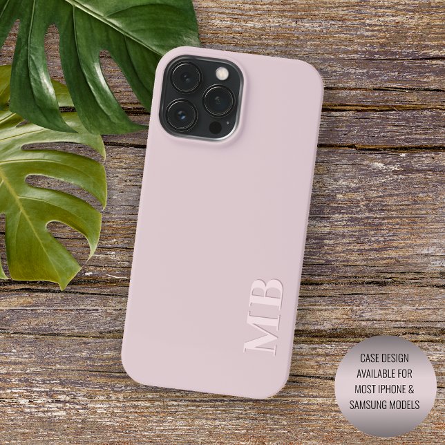 Custom Light Soft Dusty Rose Blush Pink Coloured Case-Mate iPhone Case (Creator Uploaded)