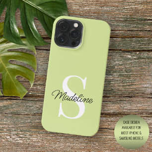 Custom Light Summer Chartreuse Lime Green Yellow Case-Mate iPhone 14 Pro Max Case
