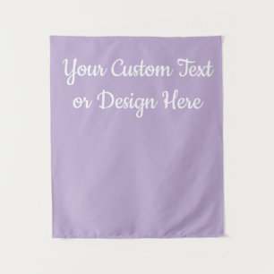 Custom Lilac Purple Personalised Bridal Shower Tapestry
