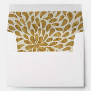 Custom Lined Envelopes With Gold colour Lining