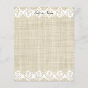 Custom Linen & Lace Pretty Flyer