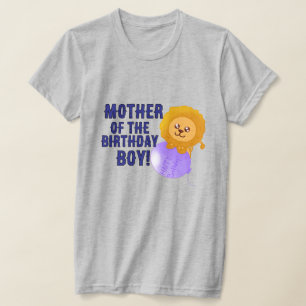 Custom Lion Themed Birthday Parent T-Shirt