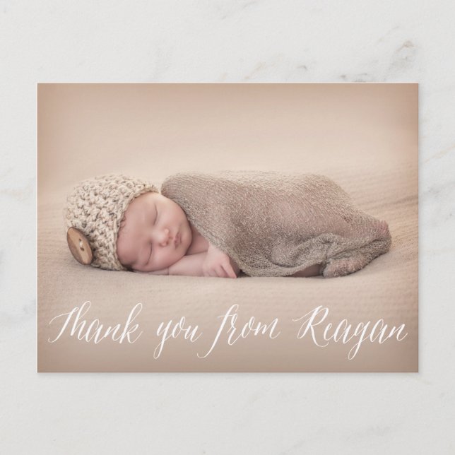 CUSTOM LISTING | Thank You Postcard (Front)