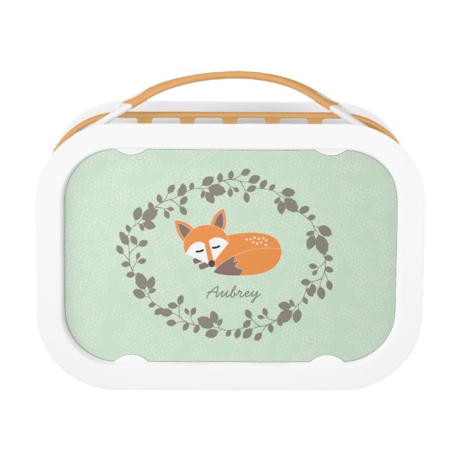 Custom Little Fox Lunchbox (Front)