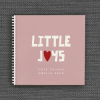 Custom Little Joy Kids Sayings Keepsake Journal