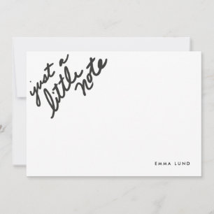 Custom Little Note Stationery Note Card