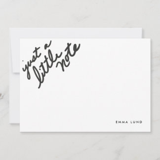 Custom Little Note Stationery Note Card