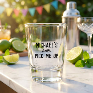 Custom Little Pick-Me-Up Gift Personalised Fun Shot Glass