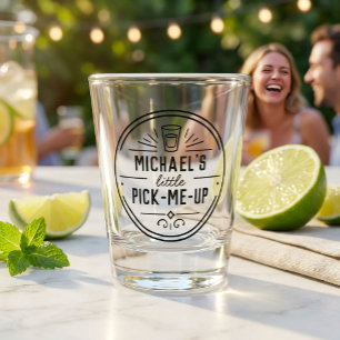 Custom “Little Pick-Me-Up” Gift Personalised Fun Shot Glass