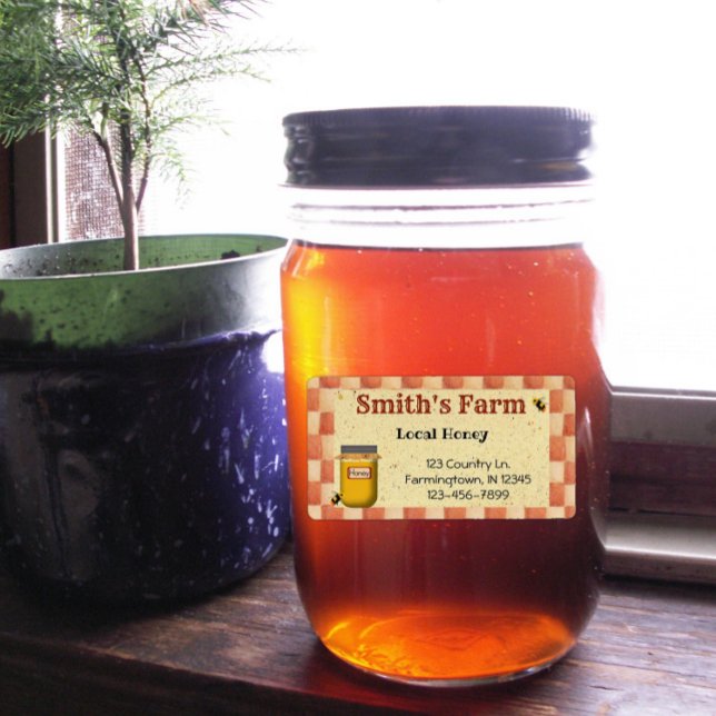 Custom Local Honey Label (Creator Uploaded)