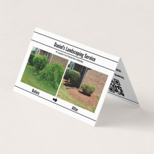 Custom Local Service & Business Brochure Business  Card