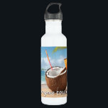 Custom Location Coco Loco 710 Ml Water Bottle<br><div class="desc">Change the text fields as you wish. Using the editing tool,  you can also change the fonts and their sizes and colors as you wish. See my store for more custom tropical items.</div>