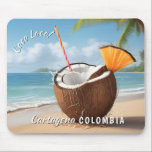 Custom Location Coco Loco Mouse Pad<br><div class="desc">Change the text fields as you wish. Using the editing tool,  you can also change the fonts and their sizes and colors as you wish. See my store for more custom tropical items.</div>
