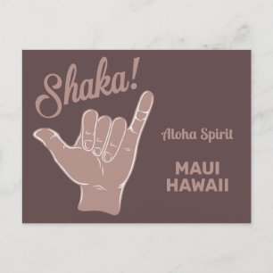 Custom Location Shaka Postcard