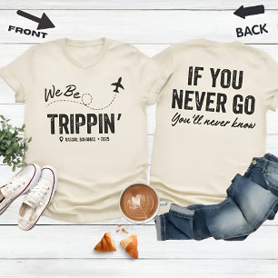 Custom Location Vacation Girls Trip Family T-Shirt