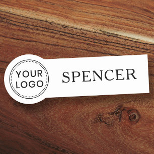 Custom logo and name business employee any colour name tag