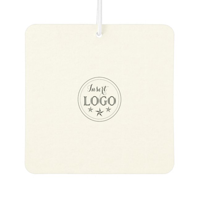 Custom Logo and QR Code Car Air Freshener (Front)