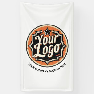 Custom Logo and Text Business Banner