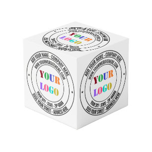 Custom Logo and Text Business Promotional Cube