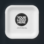 Custom Logo and Text Corporate Company Party Paper Plate<br><div class="desc">Elevate your corporate event with our custom logo and text paper plates, designed to impress and ensure a seamless dining experience. Crafted from durable, eco-friendly materials, these versatile plates are perfect for company parties, celebrations, or meetings. Personalise each plate with your company's branding or a special message to leave a...</div>