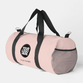 Custom Logo and Text Promotional Business Fitness Duffle Bag