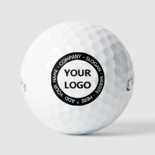 Custom Logo and Text Promotional Golf Balls Stamp