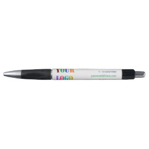 Custom Logo and Text Promotional Pen - Your Colour