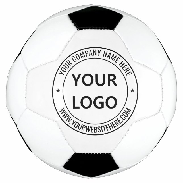 Custom Logo and Text Soccer Ball Promotional (Front)