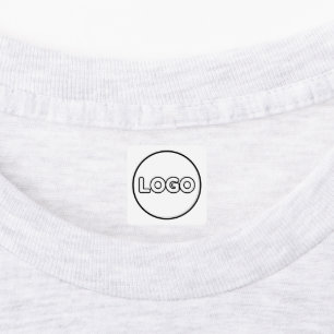 Custom Logo and Text Square Fabric Clothing