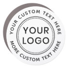 Custom logo and text white or any colour