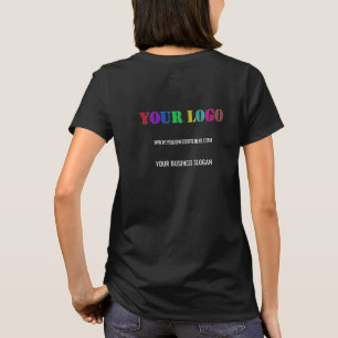 Custom Logo and Text Your Business T-Shirt