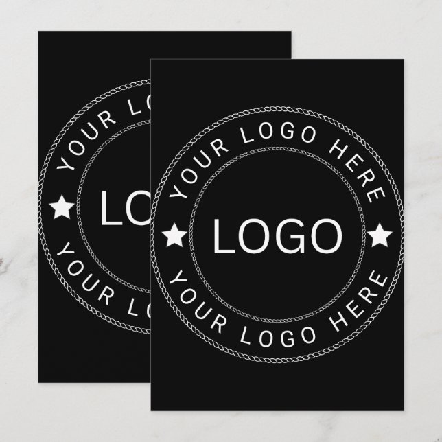 Custom Logo Announcement (Front/Back)