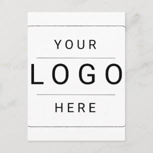 Custom Logo Announcement Postcard