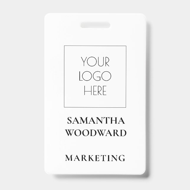 Custom Logo Badge ID Badge (Front)