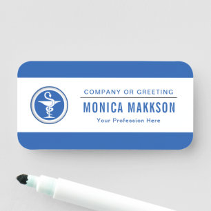Custom Logo Basic Employee Staff Name Tag