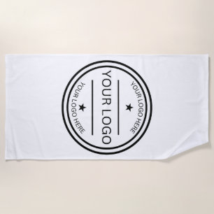 Custom Logo Beach Personalised Corporate Gift Towel