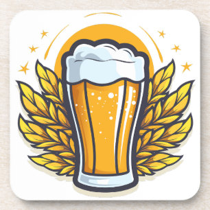 Custom Logo Beer Glass Coaster