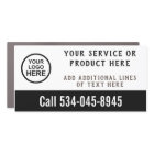 Custom logo black and white business service 