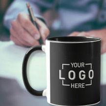 Custom Logo Black Mug
