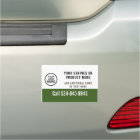 Custom logo bleu and white business service car  c