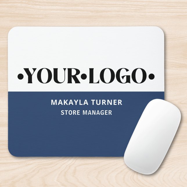 Custom Logo Blue Mouse Pad (Creator Uploaded)