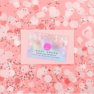 Custom Logo Boutique Holograph Drips Business Card