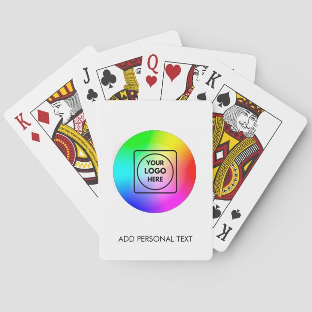 Custom Logo Branded Bulk Promo Playing Cards (Back)
