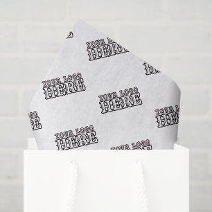 Custom Logo Branded Business Company Packaging Tissue Paper